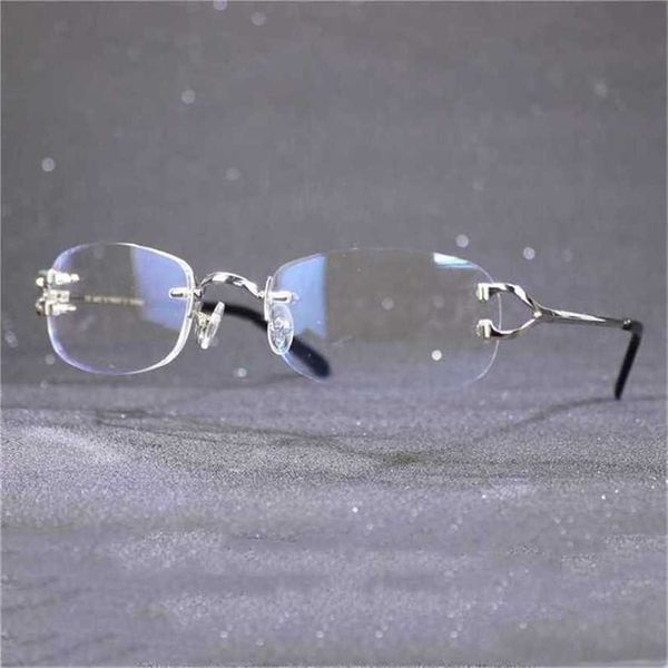 

50% off sunglasses 2023 trend designer clear glass frame for reading computer women and men carter eyewear trendy random transparent decorat, White;black