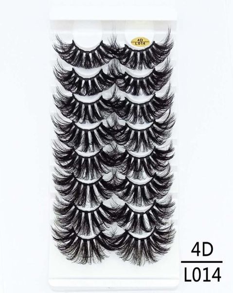 

whole 8 pairs 25mm 3d mink eyelashes dramatic lashes wispy fake eyelash extension volume faux cils eye makeup tools9907633