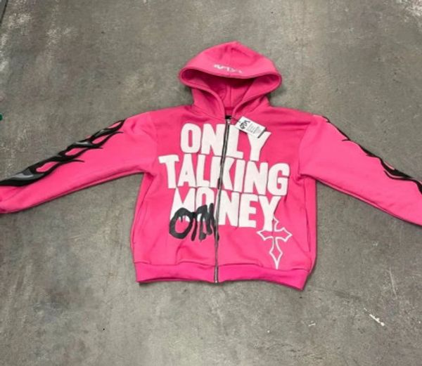 

womens hoodies sweatshirts hiphop american style trendy brand jacket female y2k letter printing niche design loose sports wind casual jacket, Black