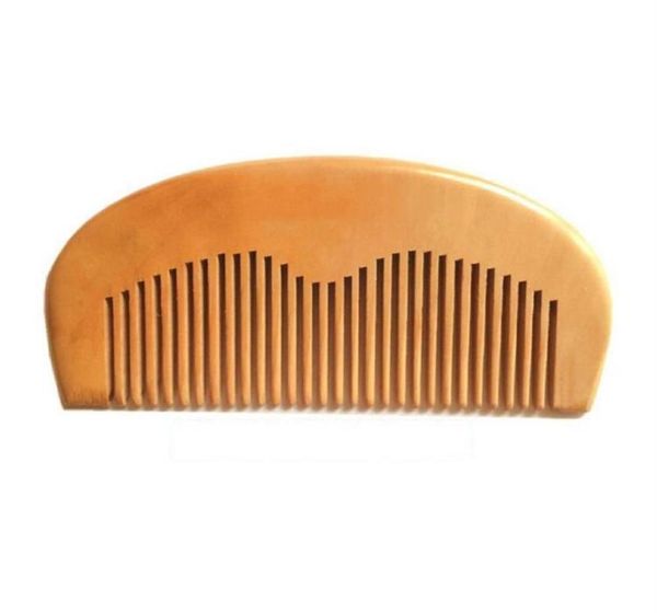 

wood beard comb brush support to customize laser engraved logomoq 500pcs wooden hair combs for men women grooming203s9807065, Silver