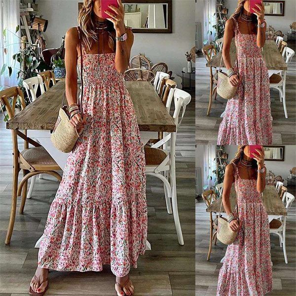 

spring and summer style womens dress with print straps, Black;gray