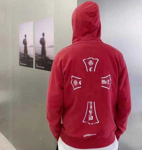 

fashion jackets luxury men's hoodies brandch sweatshirts designers zipper hooded sweater men women casual pullover sanskrit horseshoe h, Black