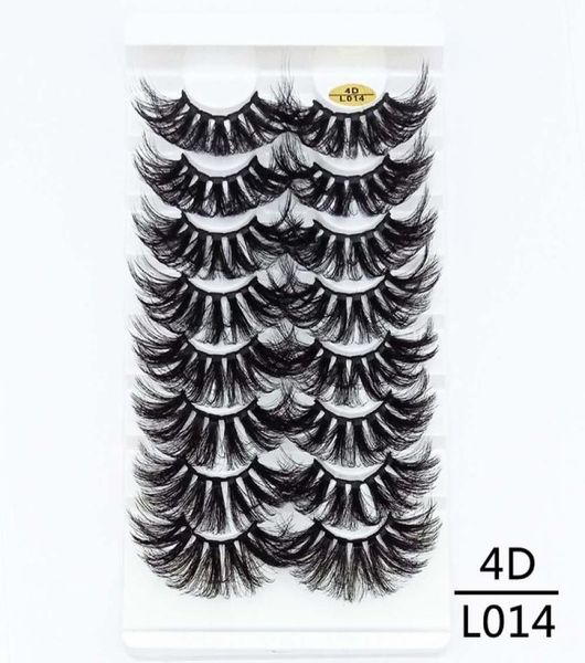 

whole 8 pairs 25mm 3d mink eyelashes dramatic lashes wispy fake eyelash extension volume faux cils eye makeup tools5233898