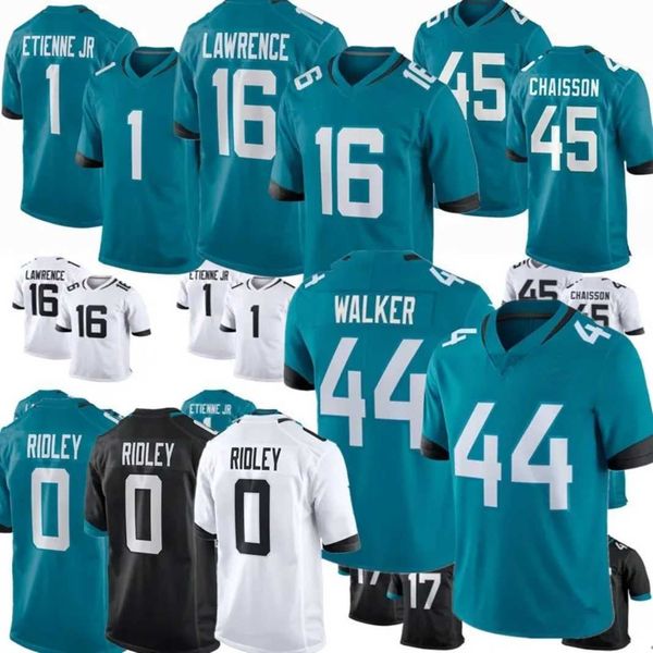 

trevor lawrence 0 ridley travis etienne jr custom football jerseys travon walker anton harrison devin lloyd evan engram christian kirk andre, Black;red