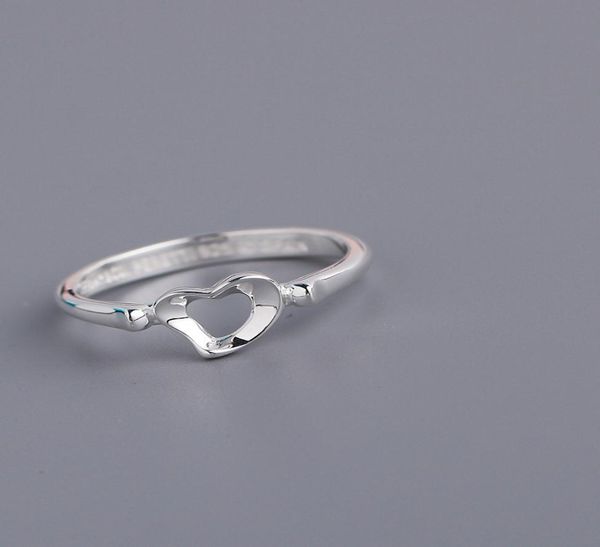 

whole925 sterling silver ring for women heart shape rings wedding party accessories7947617
