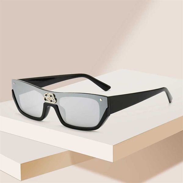 

52% off wholesale of sunglasses new trendy personalized fashion women's paris home sunglasses contrast small frame glasses, White;black