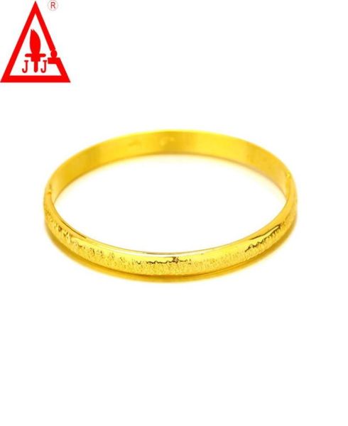 

24k yellow gold filled bangles brass cuban bracelet luxury fine jewelry time limited real bracelets for women wedding dressed gift1004564, Black