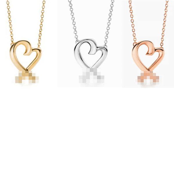 

versatile small tiffay 925 sterling silver hollow cross heart gold plated ins wind mesh red necklace tie family love collar chain, Black