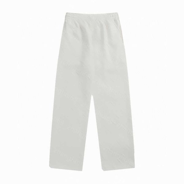 

23ss designer men pants elastic waist stereo letter logo embossed pants men clothes, Black