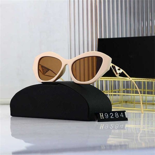 

50% off wholesale of cat's eye internet celebrity same large frame sun protection sunglasses female fashion glasses, White;black