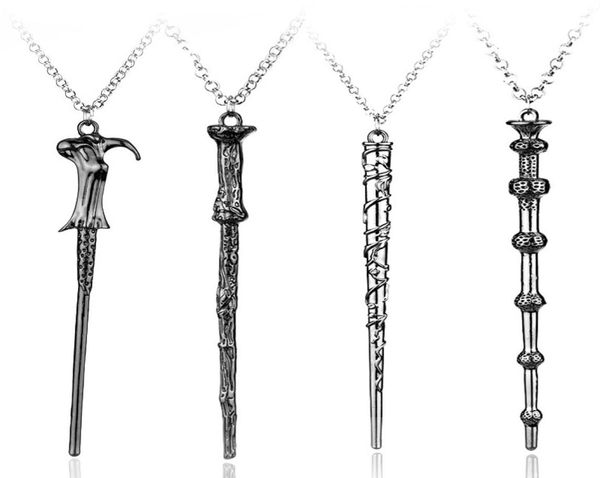 

vintage magic wand necklaces & pendants cast magic spells arms necklace gifts for movie fans3417982, Silver