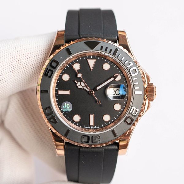 

watch automatic mechanical movement designer watch 40mm waterproof sapphire business watch wristband 904l stainless steel automatic watch, Slivery;brown