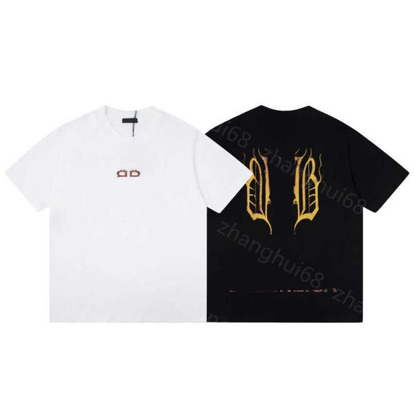 

23ss designer t shirt summer men clothes casual tshirt round neck pure cotton classic letter logo print short-sleeved t-shirt for men women, White;black