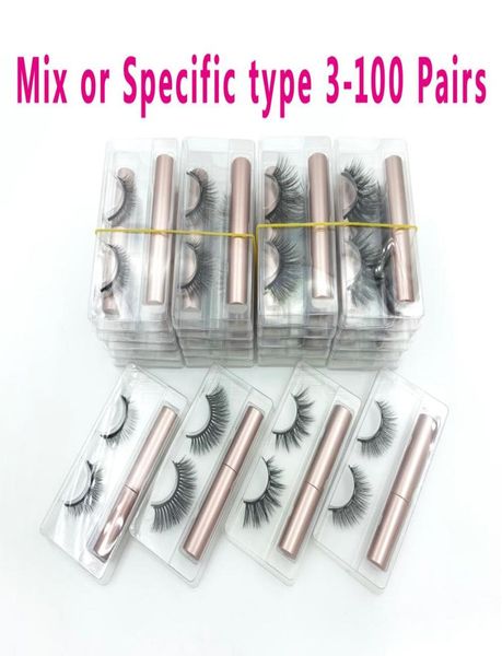 

make up magnetic eyeliner lashes eyelashes sets 3d mink fake eyelash waterproof liquid eyelash makeup4660282
