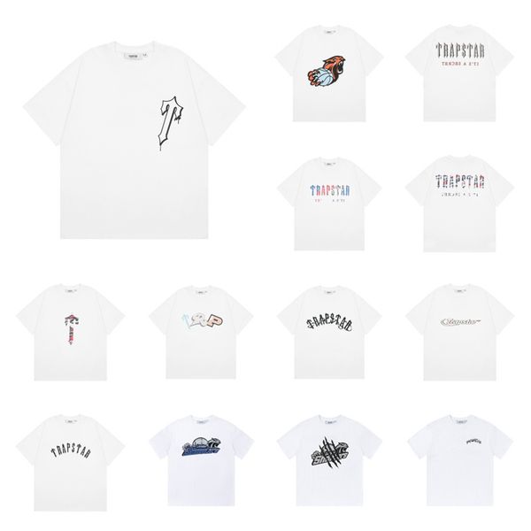 

designer shirt trapstar shirts mens t shirts fashion cottons tees luxurys street shorts sleeve clothes men women t-shirt, White;black