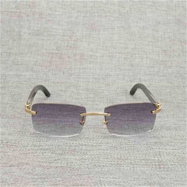 

50% off sunglasses 2023 vintage natural wood men buffalo horn rimless frame eyeglasses women for outdoor accessorie oculos square gafas 012n, White;black
