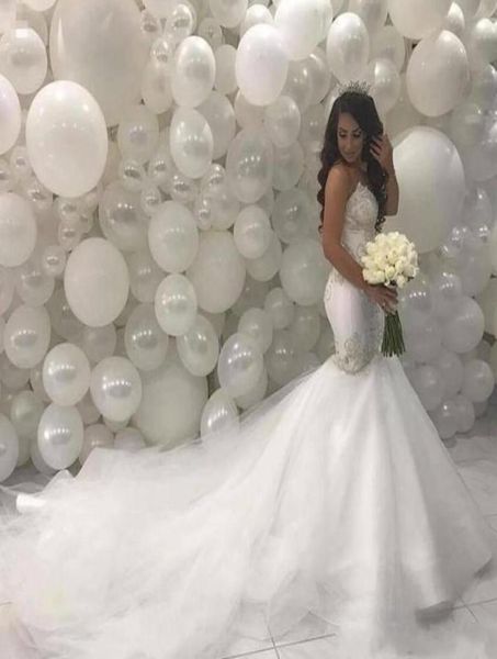 

middle east country mermaid wedding dresses 2021 designer sweetheart beading lace court train ivory vintage arabic bridal gowns1984025840, White