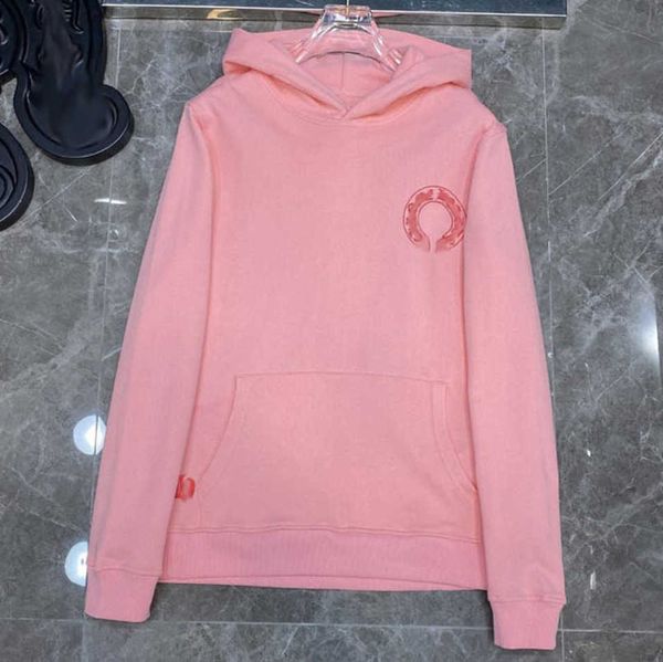 

luxury fashion men's jackets hoodies brandch sweatshirts designers zipper hooded sweater men women casual pullover sanskrit horseshoe h, Black
