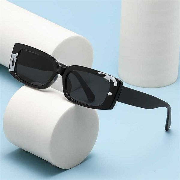 

50% off wholesale of sunglasses new small fragrant square female fashion european style sunglasses male, White;black