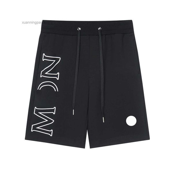 

fashion monclair mens shorts letter sports pants holiday beach available black and white 6rjm, White;black
