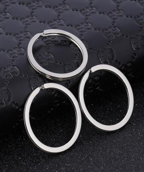 

17x28mm metal key ring keychain for car keys chain round split fashion flat keyrings keychain charms whole gifts for women6463077, Slivery;golden