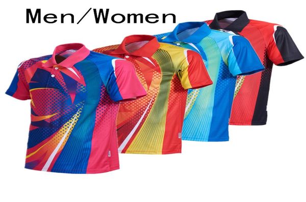 

new badminton table tennis wear short sleeved summer jacket men women tennis shirt dry air speed3732106, White;black