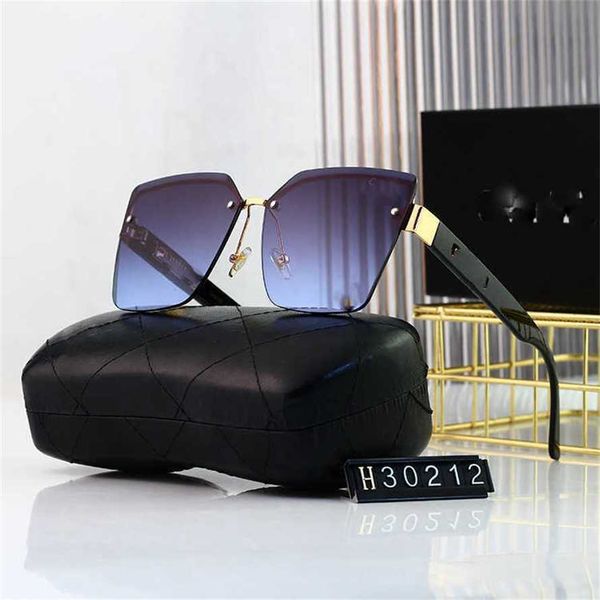 

56% off wholesale of new frameless cut edge sunshade uv resistant womens popular tiktok ins sunglasses, White;black