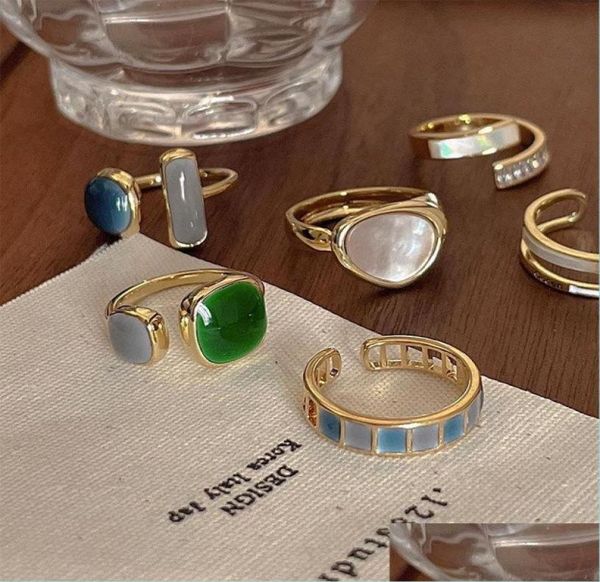 

cluster rings new luxury cubic zirconia rings for women fashion green crystal cluster ring party engagement wedding femal chakrabe9551292, Golden;silver
