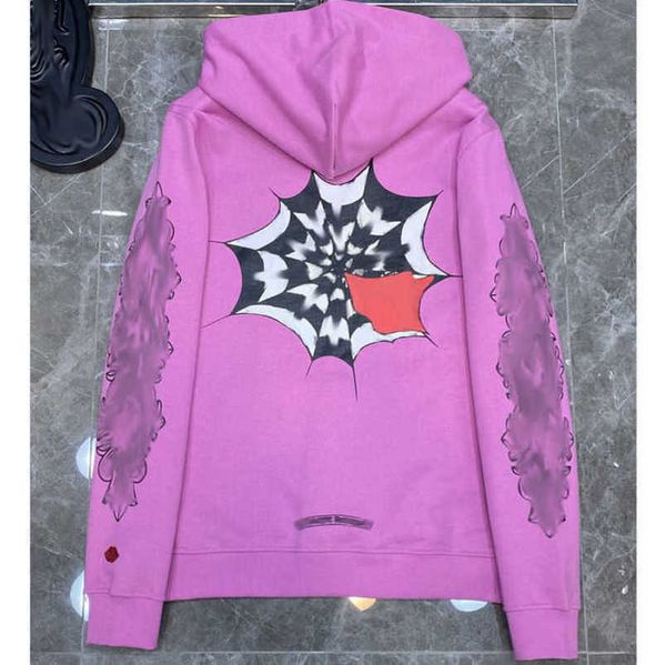 

men's luxury classics jackets hoodies brandch sweatshirts designers zipper hooded sweater men women casual pullover sanskrit horseshoe, Black;brown