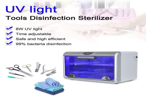 

2020 8w uv smart disinfecting cabinets uv sterilizer uv chs208a for beauty salon tool home use dhl 5228945