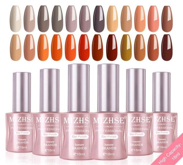 

gel nail polish set for manicure kit semi permanent 6pcs lot uv colors hybrid nail art gel lak set with uv led lamp281n4540775