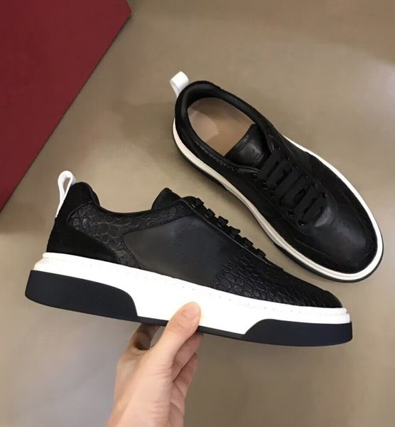 

italy fashion gancio sneakers shoes men nylon rubber sole sporty design vibe low trainer tech fabrics discount skateboard walking eu38-46, Black