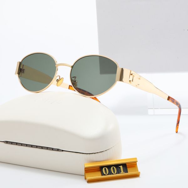 

luxury designer sunglasses for fashion women's men glasses same sunglasses as lisa triomphe beach street p small sunnies metal full fra, White;black