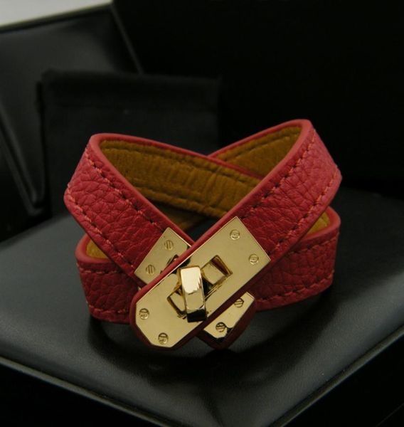 

bracelet fashion 12 colors pu bracelet for ladies summer party double circle bangle jewelry2739206, Golden;silver