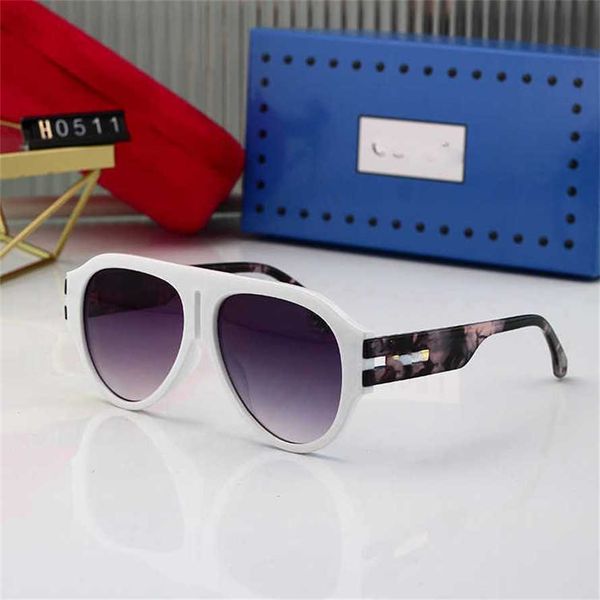 

56% off wholesale of sunglasses new toad women's fashion network popular overseas sunglasses men's advanced sense, White;black