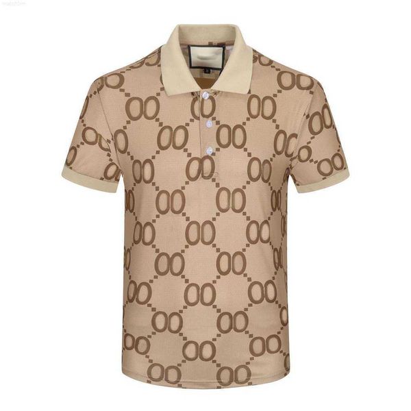 

2022summer clothes luxury designer polo shirts men casual polo fashion snake bee print embroidery t shirt high street mens polos size m-3xl, White;black