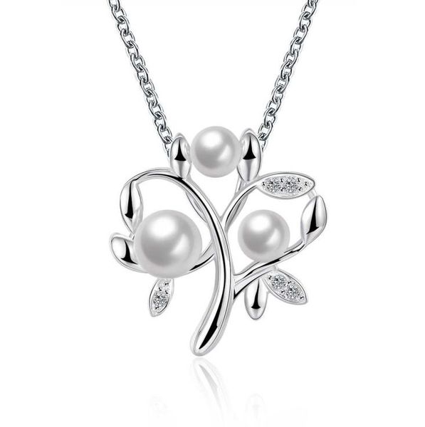 

10pcslot silver plated woman link necklace jewelry lknspcn7987359659