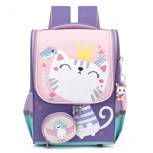 

backpacks grade12 cartoon primary school backpacks for girls cute cat school bag boys dinosaur kids backpack 230729