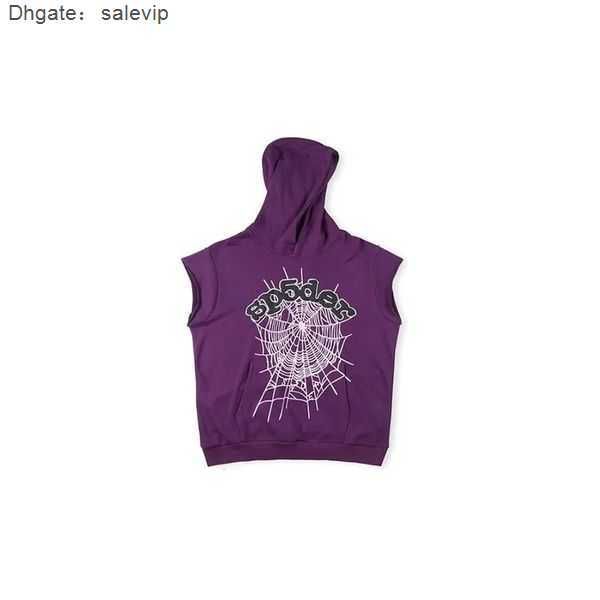 

2023 red pink sp5der 555 spider hoodie designer hoodies mens women young thug foam letter sweater trousers suit frg3, Black