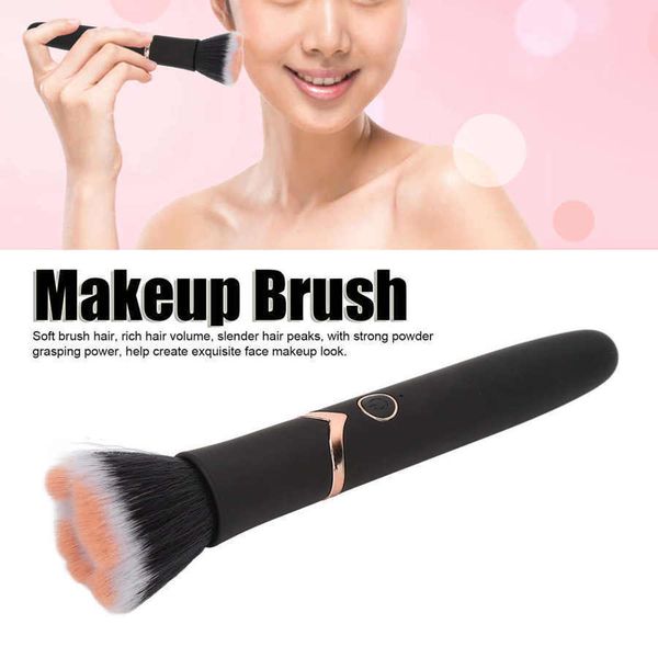 

back massager 10 gears adjustable electric makeup brush strong powder grasping power ergonomic vibration loose for daily 230729