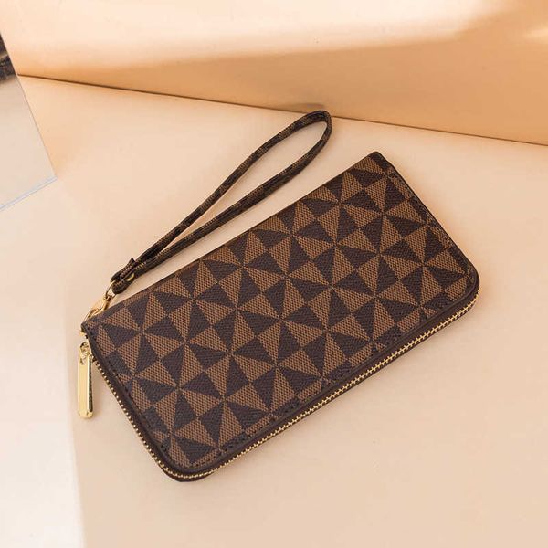

new men's and women's long wallet fashion change handbag money clip card bag