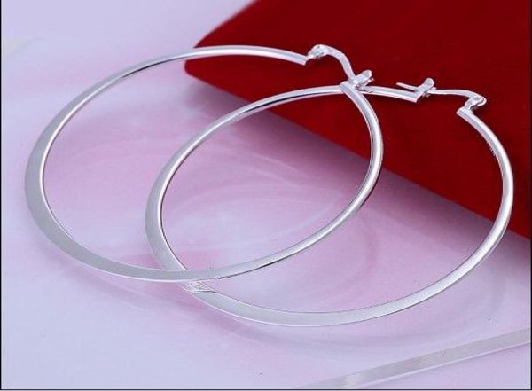 

925 silver hoop earrings fashion ladies jewelry 10pairlot1171764, Golden;silver