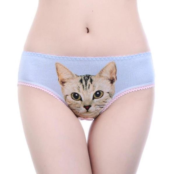 

women039s panties 3d cat print underwear clothes women funny female lingerie briefs low waist comfortable underpants short1434023, Black;pink
