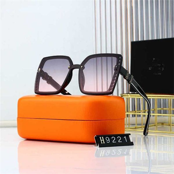

52% off wholesale of square glasses large frame gradual change lenses sunshade pony fashion sunglasses, White;black