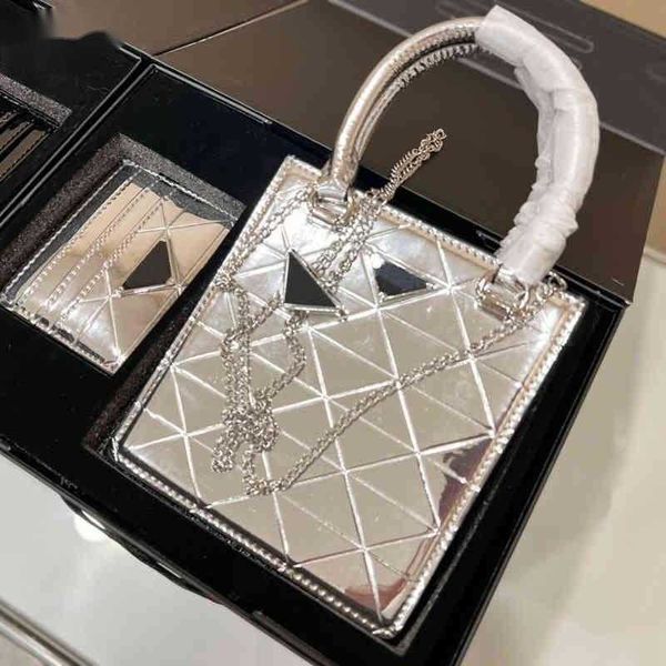 

pda shoulder bag women triangle mirror face designer handbags chain crossbody bags shoulderbag handbag fashion black ladies messenger bags v