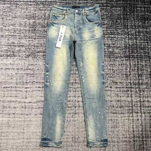 

ksubi designer jeans purple jean mens rise elastic clothing tight skinny fashion 25, Blue