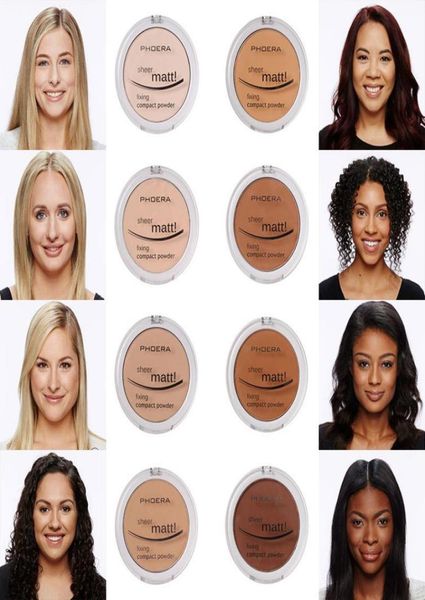 

women foundation 8 colors 1 pc face powder concealer matte pearl finishing pressed 50g all skin types professional7107882