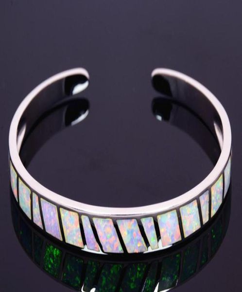 

whole retail fashion fine white fire opal bangles 925 silver plated jewelry for women dsc305143607612275639, Golden;silver