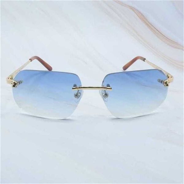 

50% off sunglasses 2023 men designer carter panther glasses big square polygon shades for women luxury vintage mens wholesale sunglasseskaji, White;black