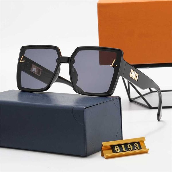 

50% off wholesale of 6193 new style big frame fashionable fashion street pgraphy sunglasses, White;black